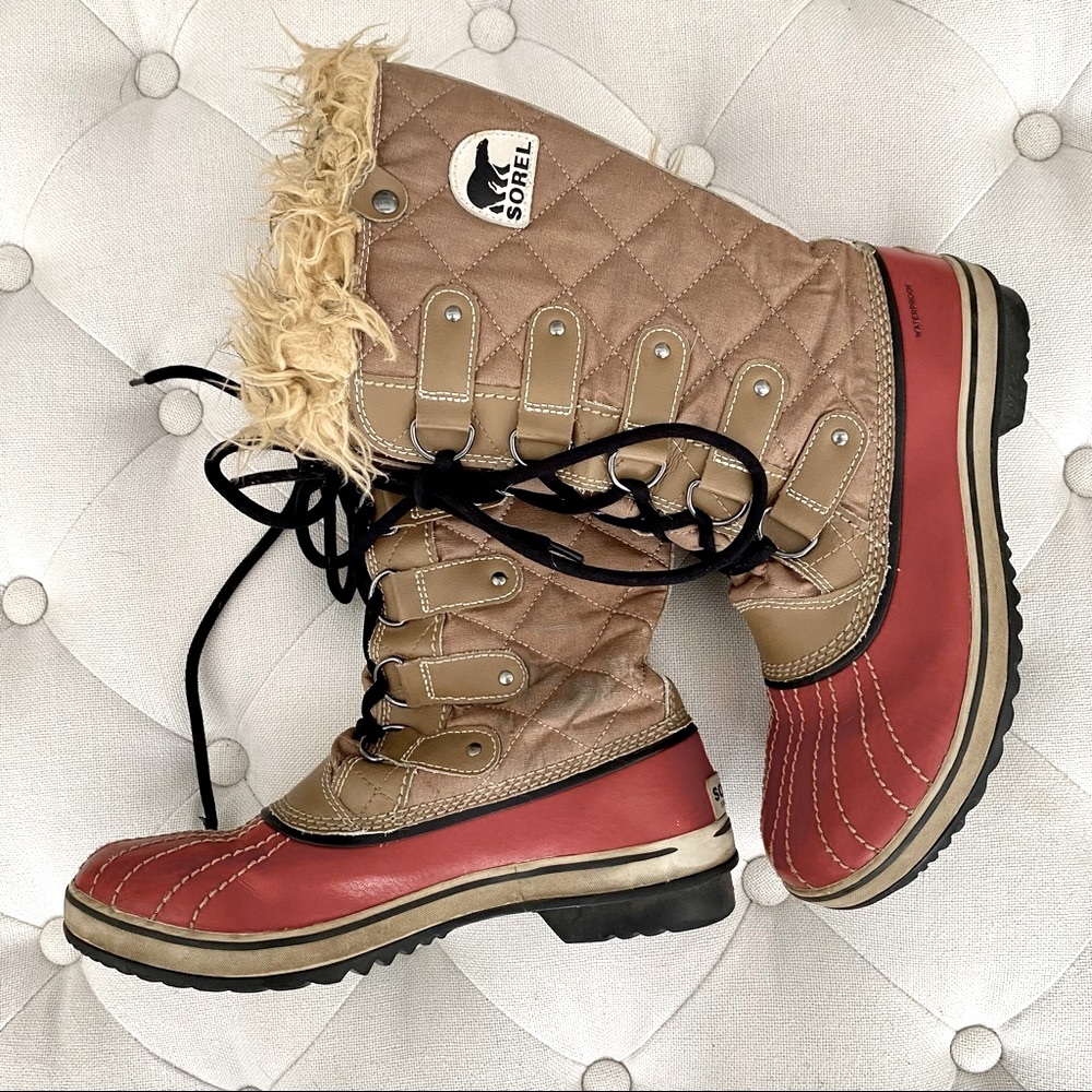 Sorel • Joan of Artic • Red Tan • Snow • Boot